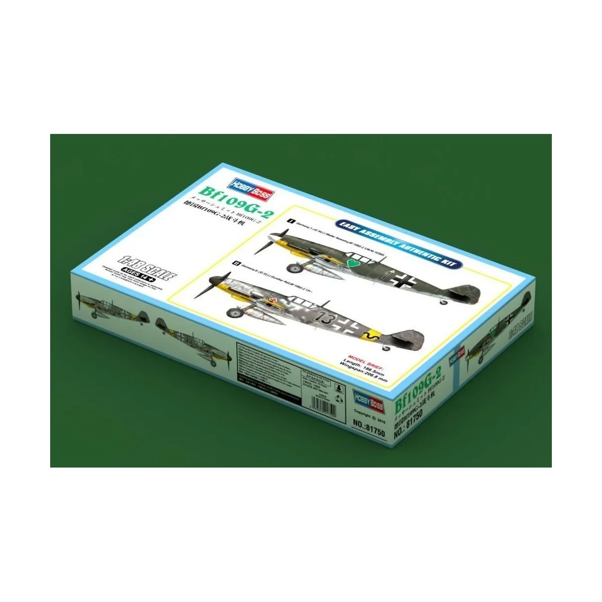 Bf109G-2, 1/48 - Hobby Boss 81750