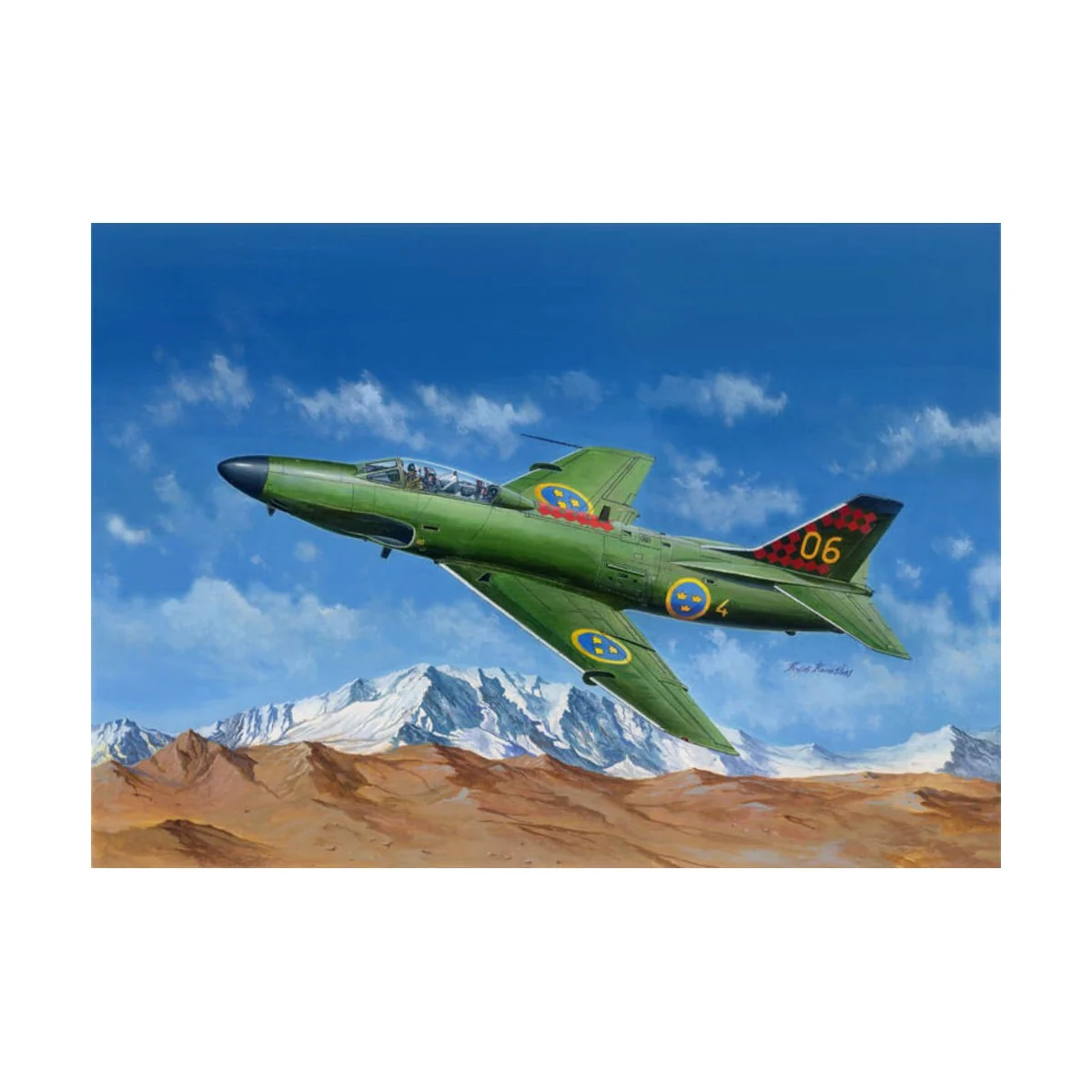 SAAB J-32B/E Lansen, 1/48 - Hobby Boss 81752