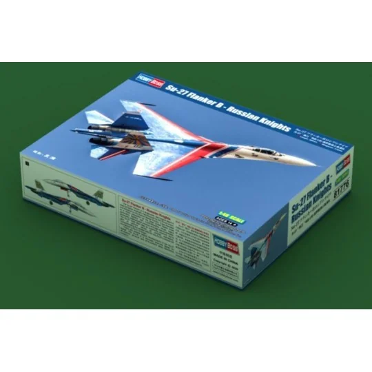 Su-27 Flanker B - Russian Knights Aerobatic Team, 1/48 - Hobby Boss...