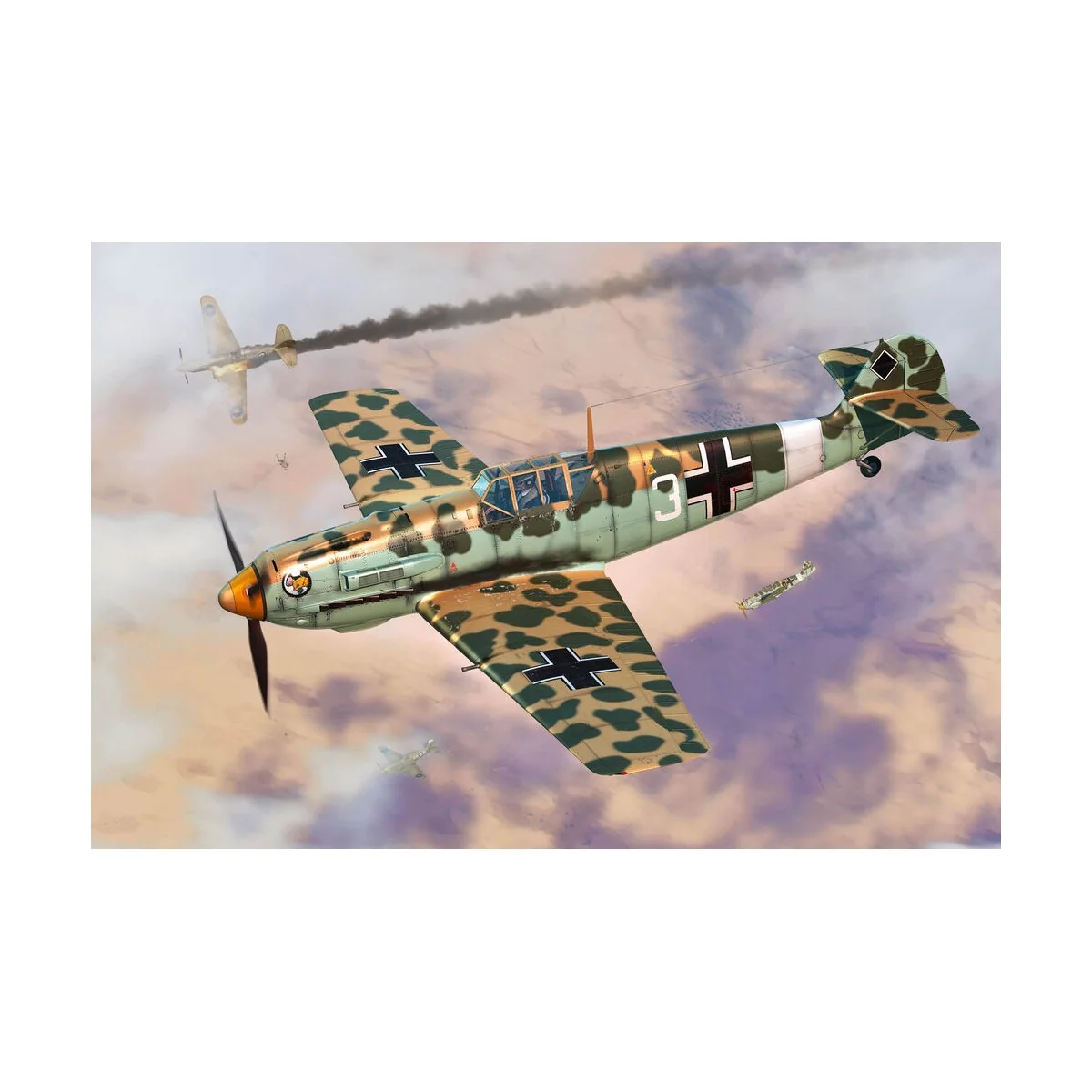 Messerschmitt Bf109E-4/TROP, 1/48 - Hobby Boss 81793