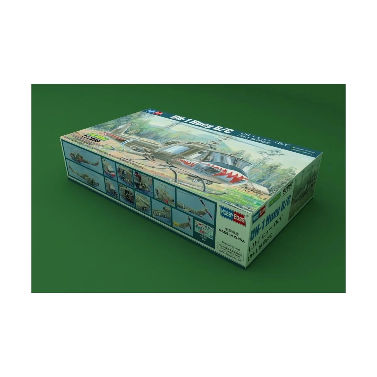 UH-1 Huey B/C, 1/18 - Hobby Boss 81807