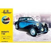 STARTER KIT Bugatti T 50, 1/24 - Heller 56706