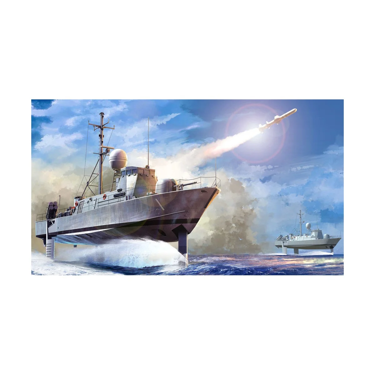 USS Pegasus PHM-1, 1/200 - Hobby Boss 82005