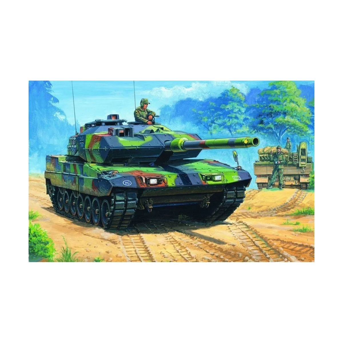 German Leopard 2 A6EX tank - Hobby Boss 82403