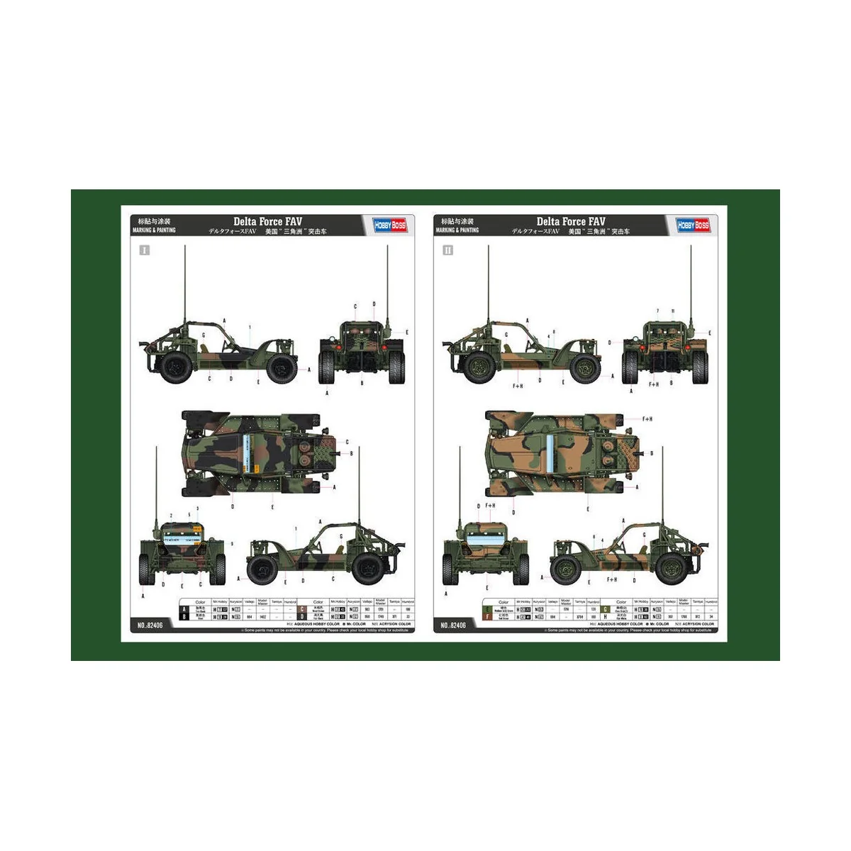 Delta Force FAV, 1/35 - Hobby Boss 82406