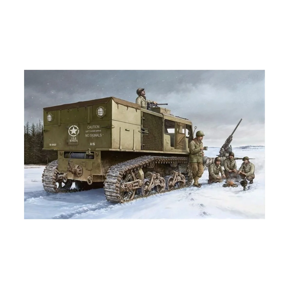 M4 HIGH SPEED TRACTOR(3-in./90mm) - Hobby Boss 82407