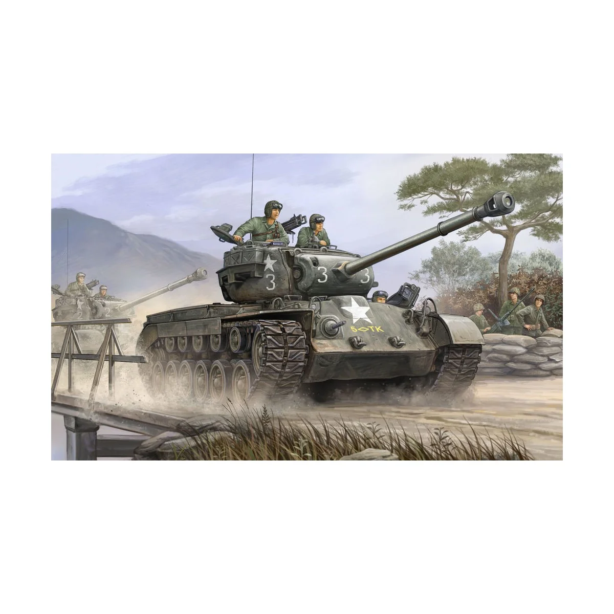 M26A1 Pershing Heavy Tank, 1/35 - Hobby Boss 82425
