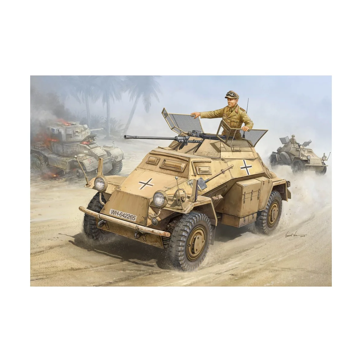 Sd.Kfz. 222 Leichter Panzerspahwagen 2cm - Hobby Boss 82442