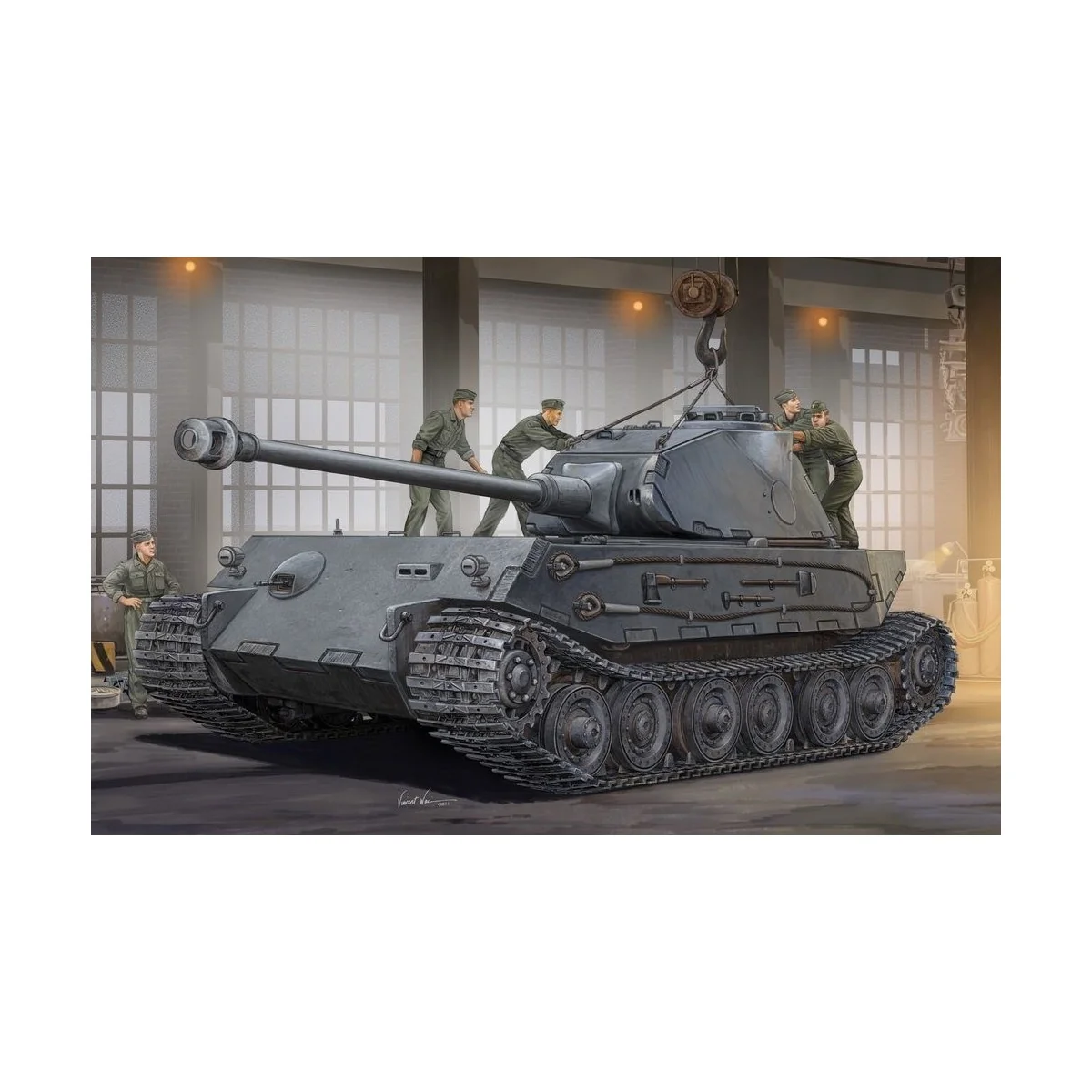 German VK4502 (P) Hinten, 1/35 - Hobby Boss 82445