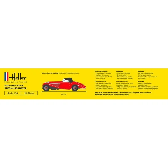 STARTER KIT 500 K Special Roadster - Heller 56710