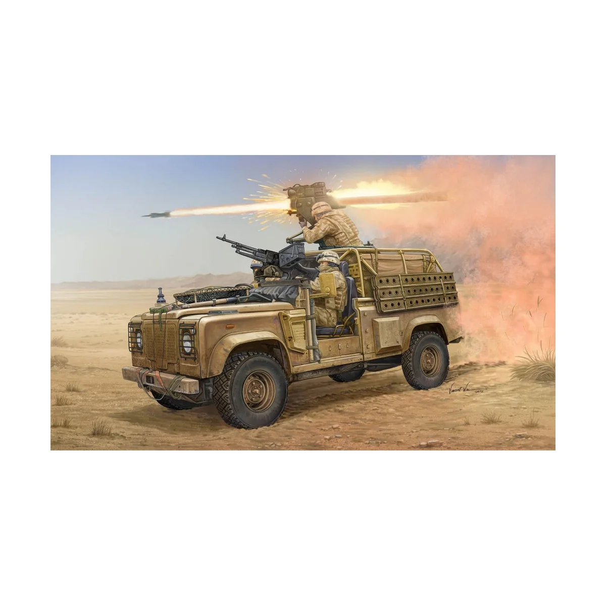 Land Rover WMIK w/MILAN ATGM, 1/35 - Hobby Boss 82447