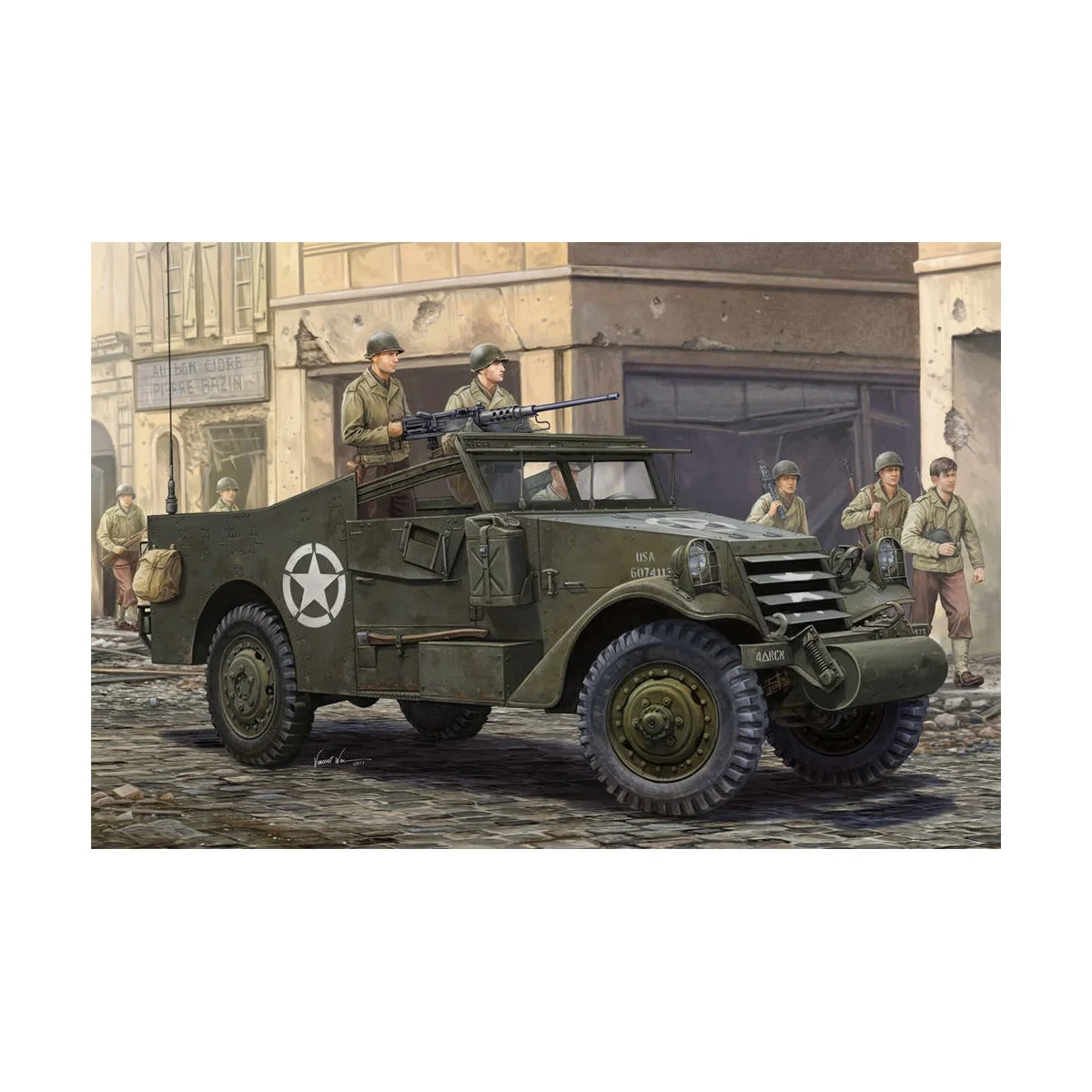 U.S. M3A1 "White Scout Car", 1/35 - Hobby Boss 82452