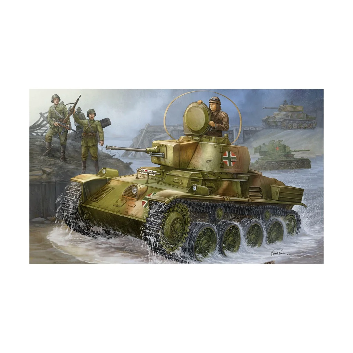 Hungarian Light Tank 38M Toldi I (A20) - Hobby Boss 82477