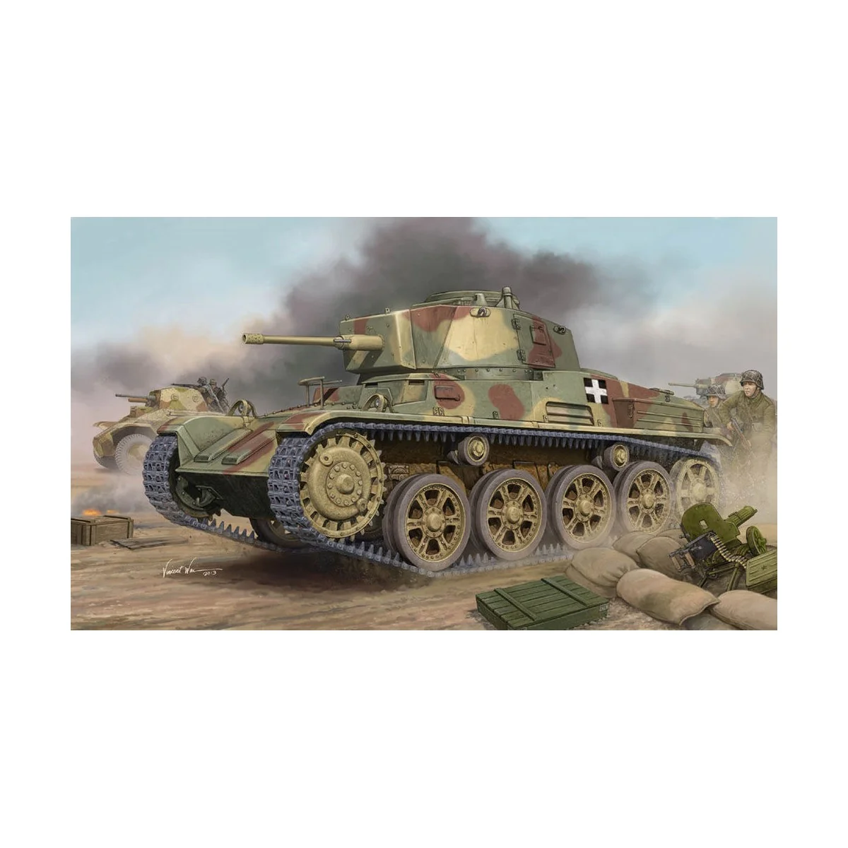 Hungarian Light Tank 43M Toldi I(C40) - Hobby Boss 82479