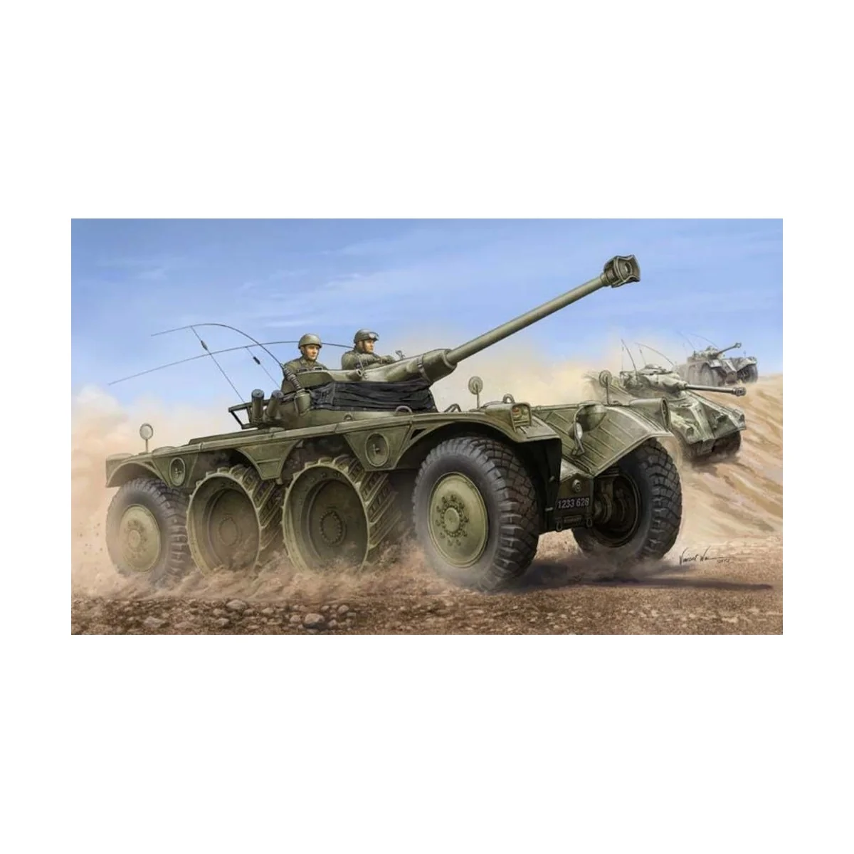 French EBR-11 Wheeled Reconnaiss.Vehicle - Hobby Boss 82490