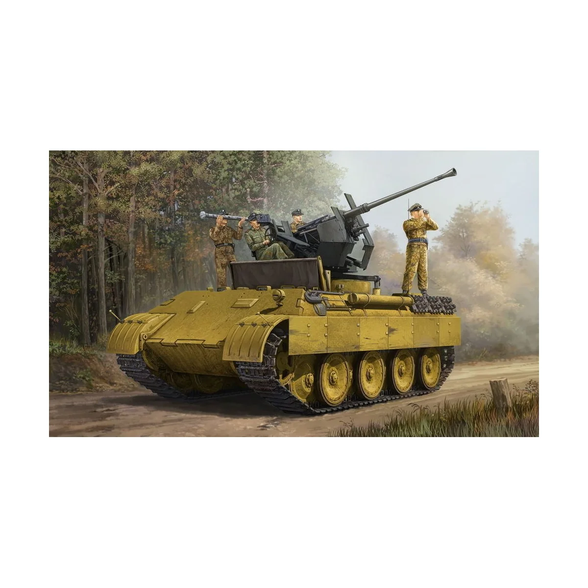 German Panther asuf.D Flak Bergepanther, 1/35 - Hobby Boss 82492