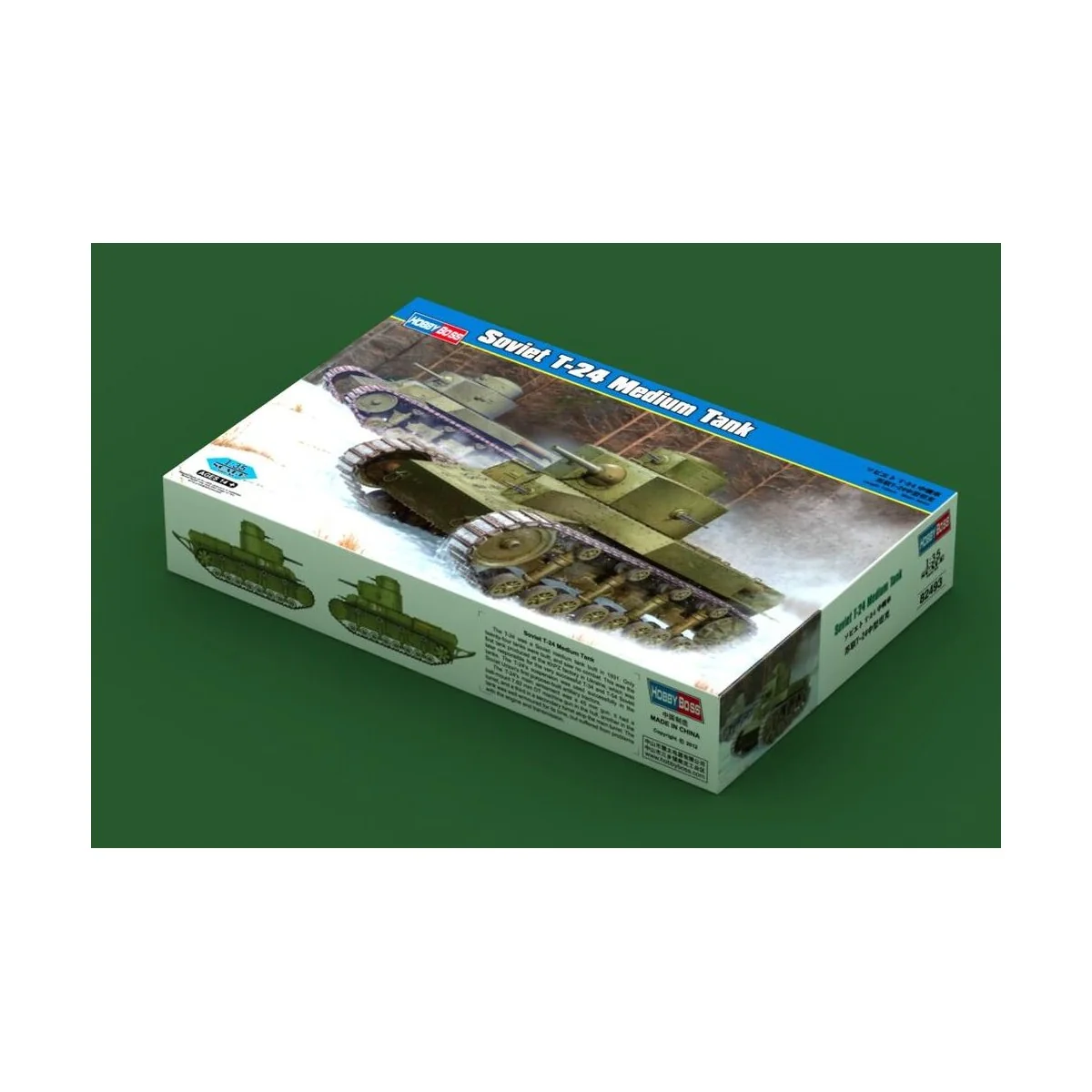 Soviet T-24 Medium Tank - Hobby Boss 82493