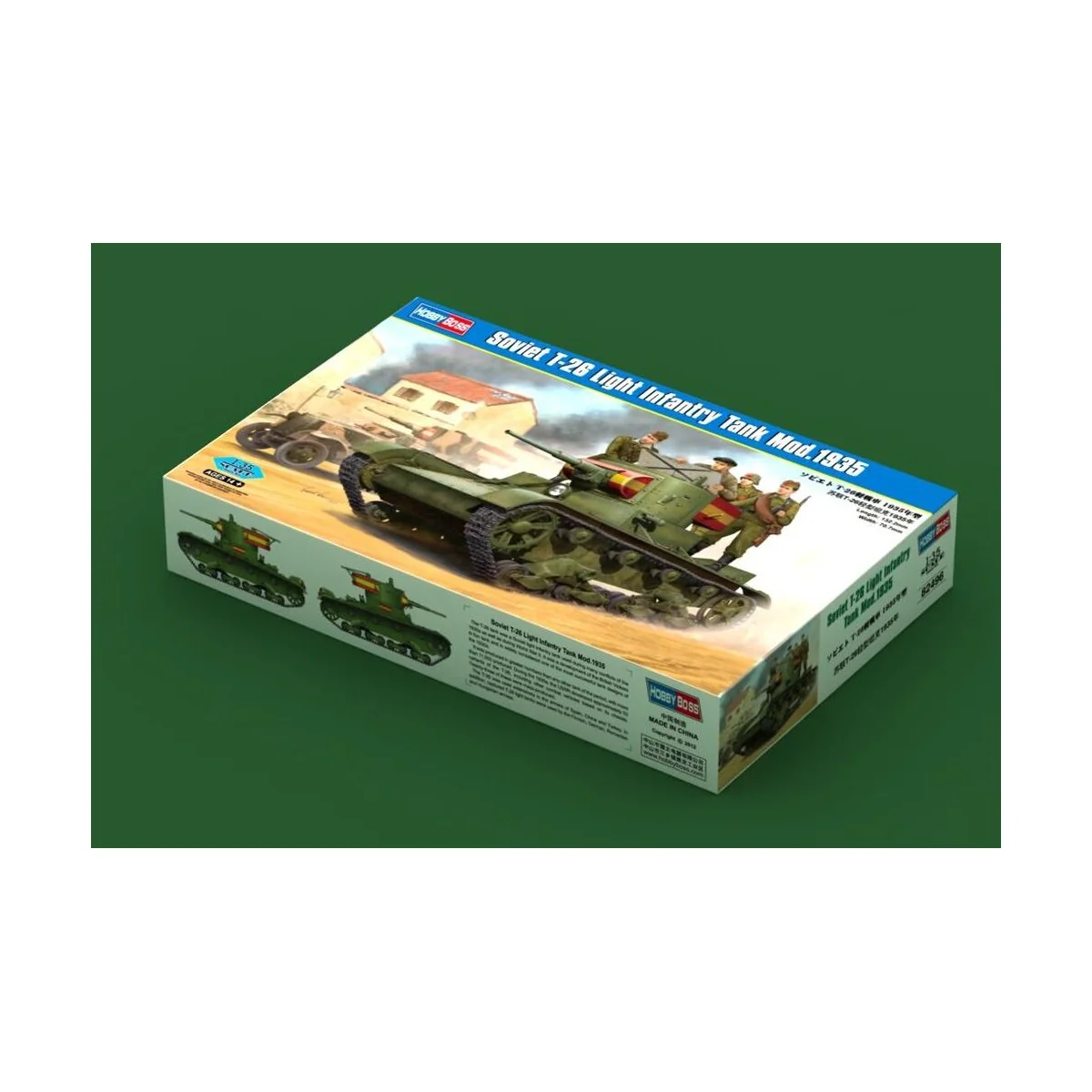 Soviet T-26 Light Infantry Tank Mod.1935 - Hobby Boss 82496