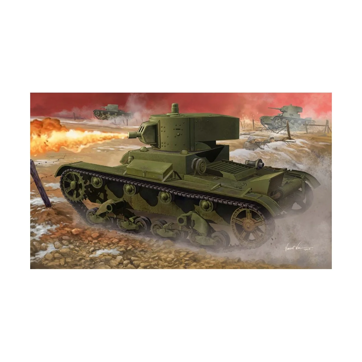 Soviet OT-130 Flame Thrower - Hobby Boss 82498