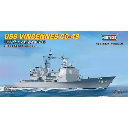 USS VINCENNES CG-49, 1/1250 - Hobby Boss 82502 USS VINCENNES CG-49, 1/1250 - Hobby Boss 82502