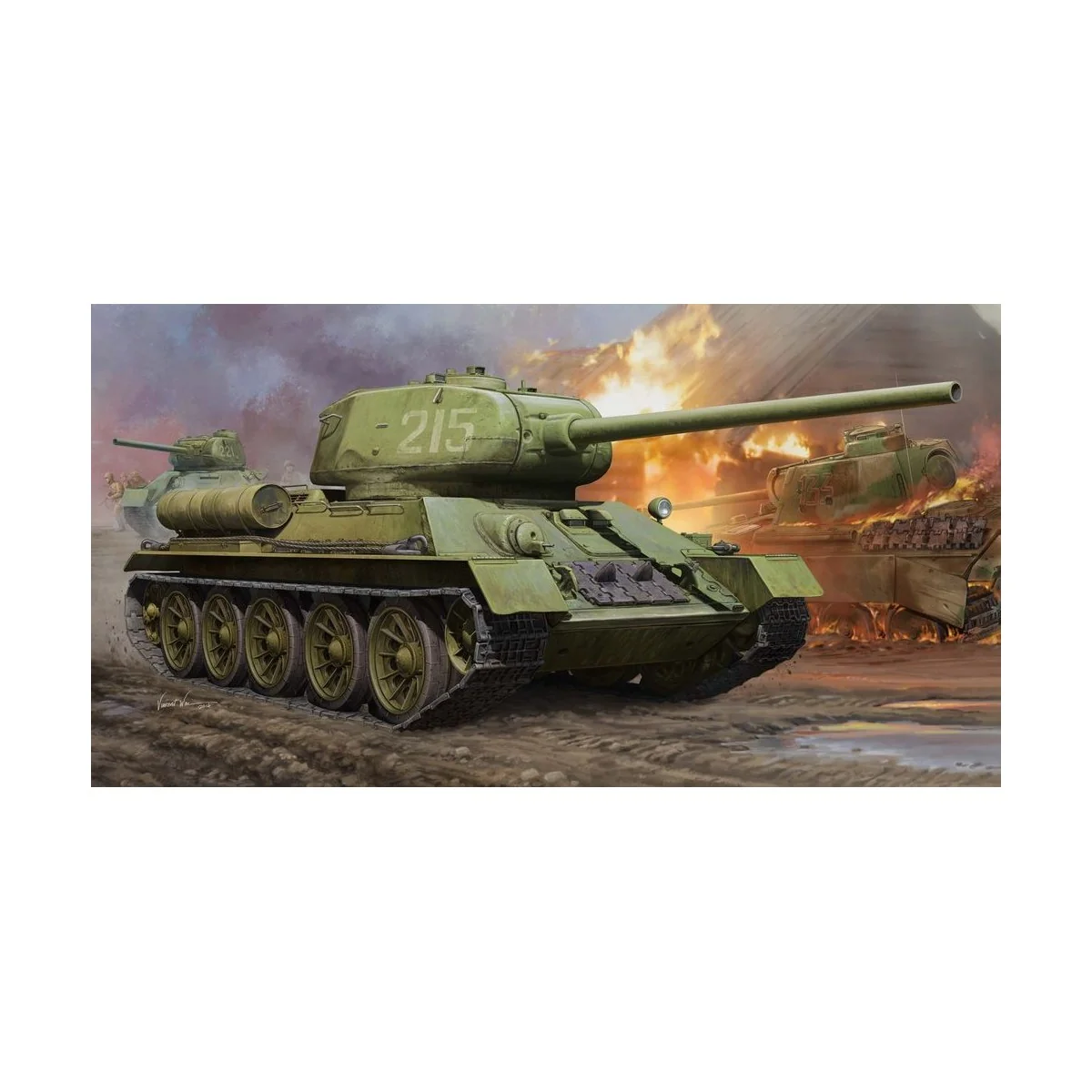 WWII Soviet T34/85, 1/16 - Hobby Boss 82602 WWII Soviet T34/85, 1/16 - Hobby Boss 82602