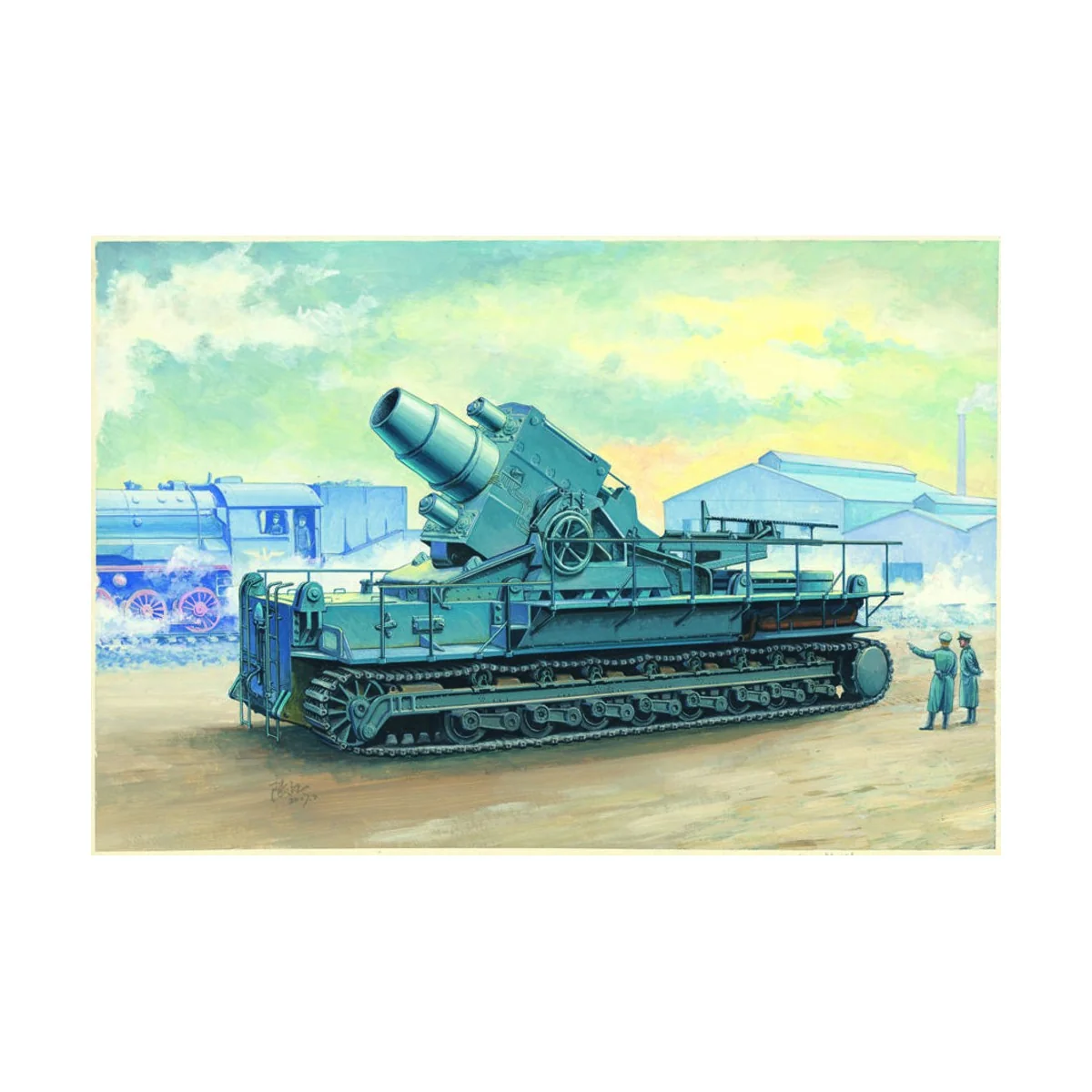 Mörser Karl-Gerät 040, 1/72 - Hobby Boss 82904 Mörser Karl-Gerät 040, 1/72 - Hobby Boss 82904