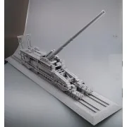 German 80cm K(E) railway gun Dora, 1/72 - Hobby Boss 82911