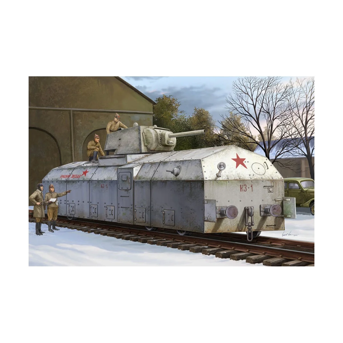 Soviet Armoured Train, 1/72 - Hobby Boss 82912