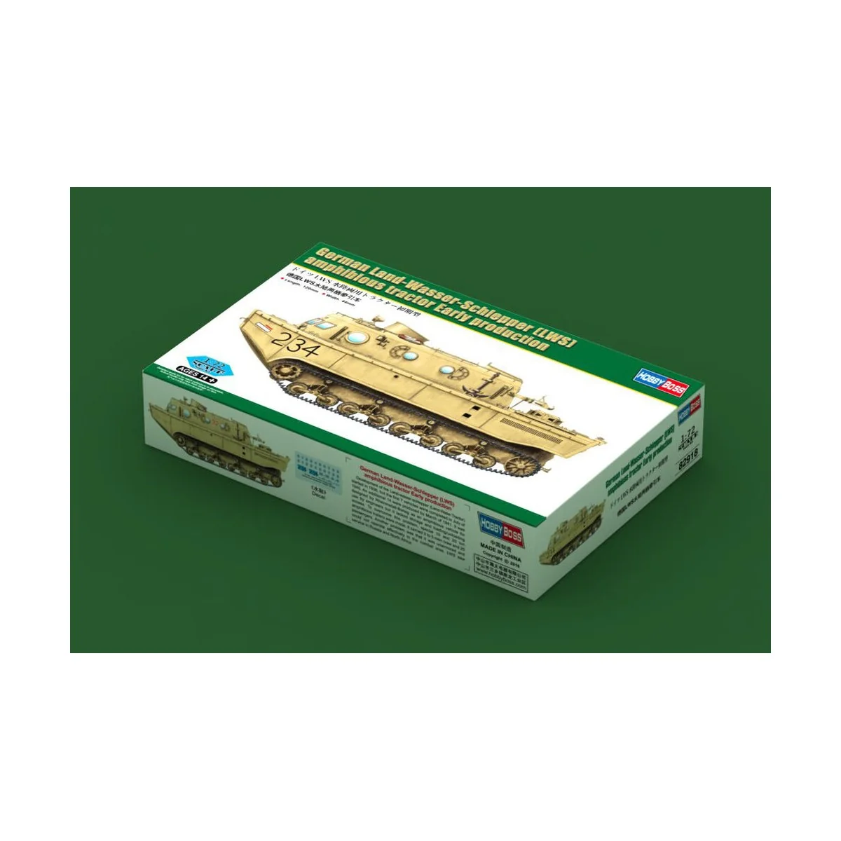 German Land-Wasser-Schlepper(LWS)amphibi tractor Early production, ...