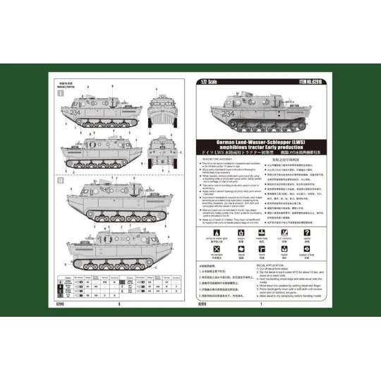 German Land-Wasser-Schlepper(LWS)amphibi tractor Early production, ...