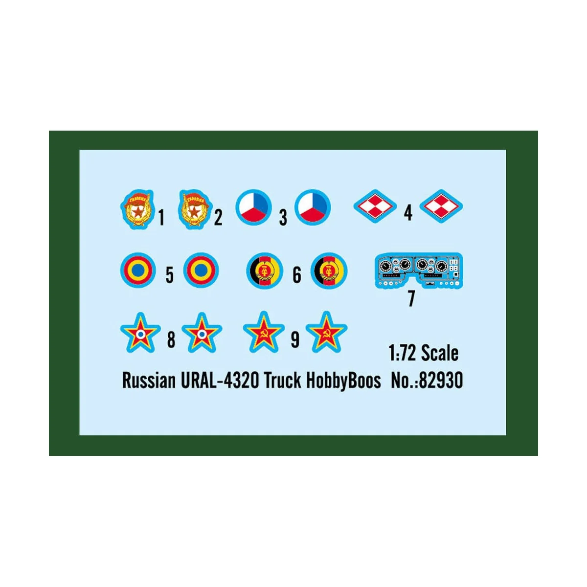 Russian URAL-4320 Truck, 1/72 - Hobby Boss 82930 Russian URAL-4320 Truck, 1/72 - Hobby Boss 82930