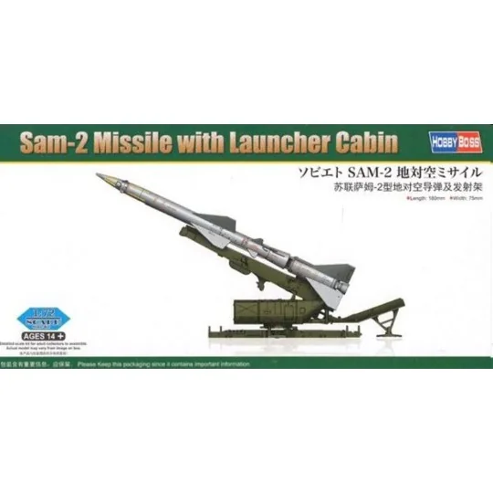 Sam-2 Missile with Launcher Cabin - Hobby Boss 82933