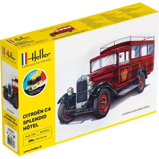 STARTER KIT Citroen C4 "Splendid Hotel", 1/24 - Heller 56713