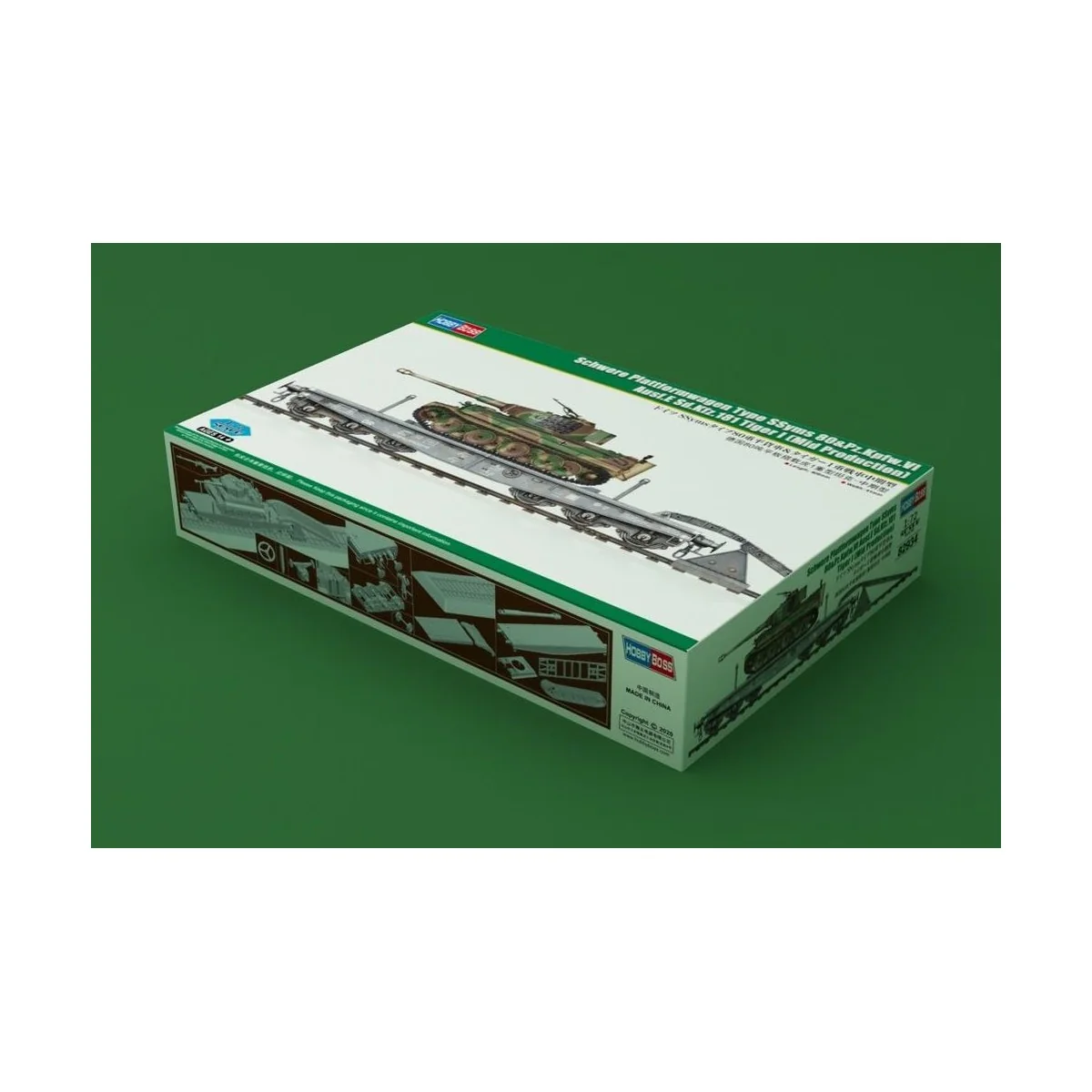 Schwere Plattformwagen Type SSyms 80&Pz.Kpfw.VI Ausf.E Sd.Kfz181 Ti...