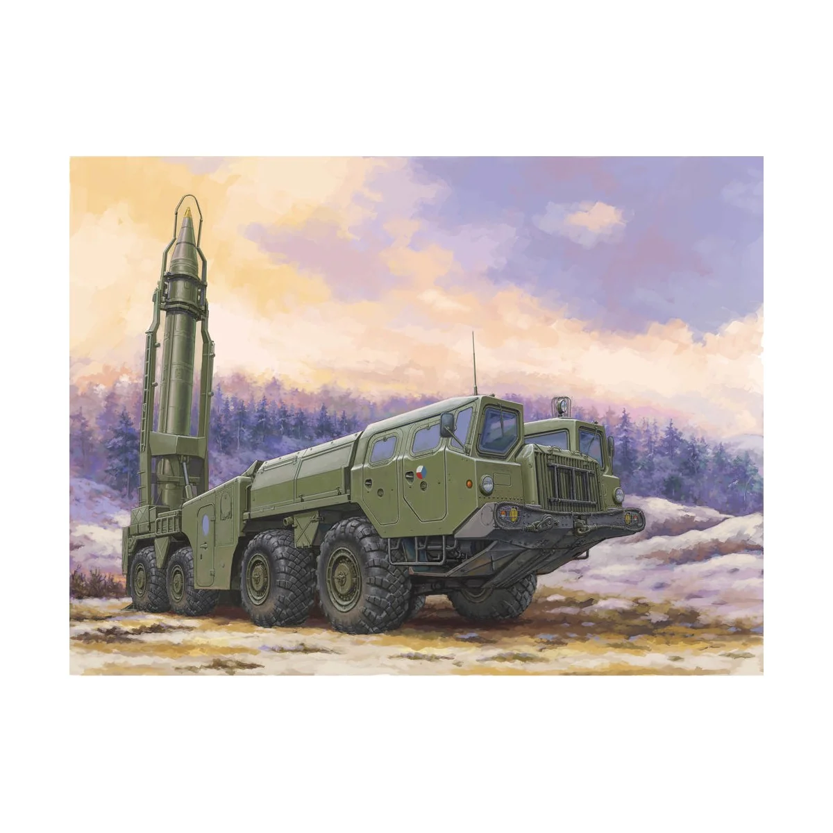Soviet(9P117M1) Launcher w. R17 Rocket of 9K72 Missile Complex "Elb...