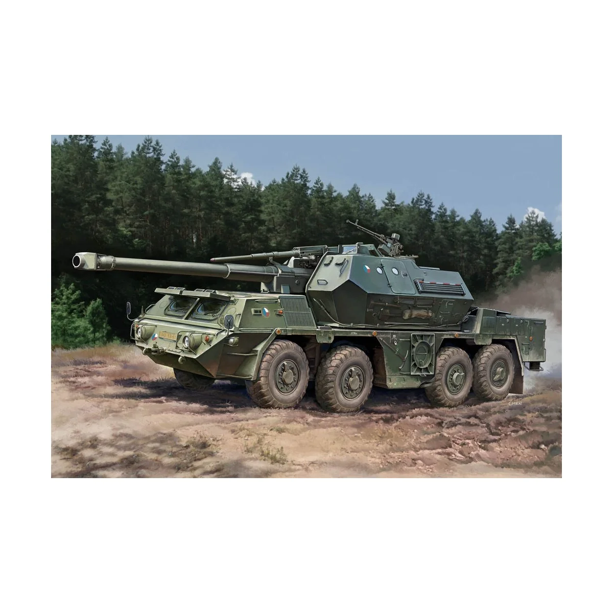 152mm ShkH DANA vz.77, 1/72 - Hobby Boss 82941 152mm ShkH DANA vz.77, 1/72 - Hobby Boss 82941