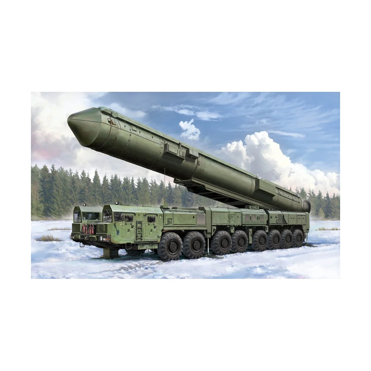 15U175 TEL of RS-12M1 Topol-M ICBM complex, 1/72 - Hobby Boss 82952