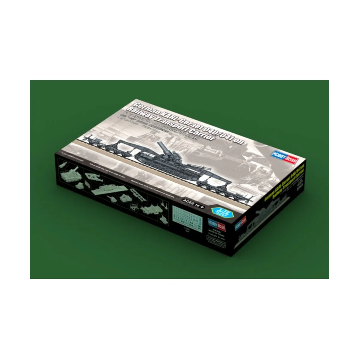 German KARL-Geraet 040/041 on Railway Transport Carrier, 1/72 - Hob... German KARL-Geraet 040/041 on Railway Transport Carrier, 1/72 - Hob...
