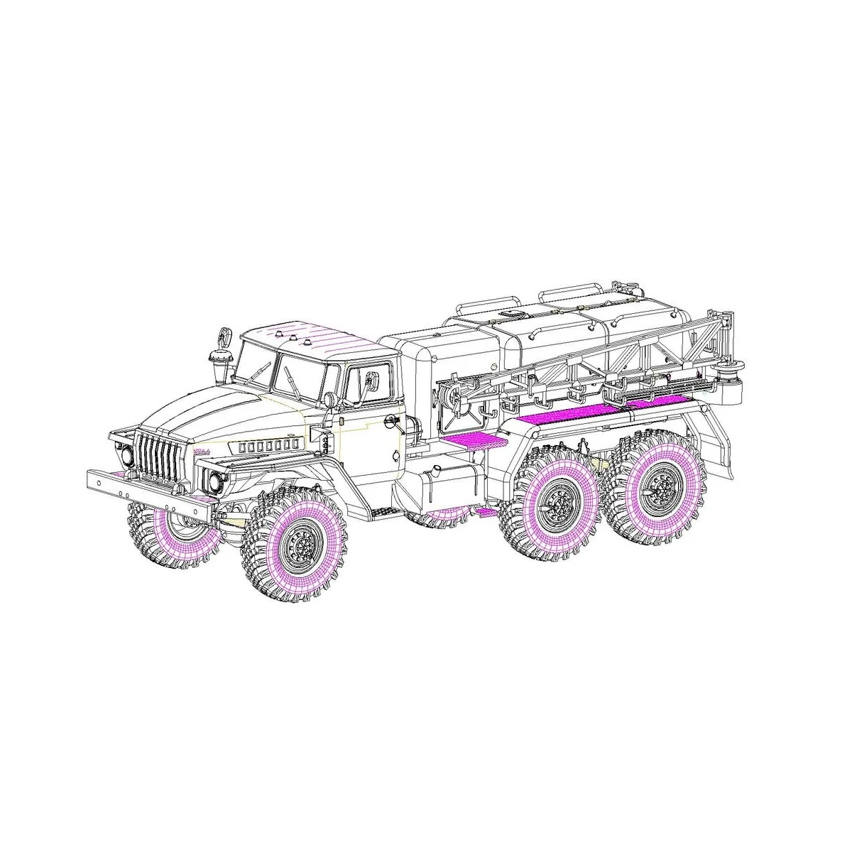 APA-5D Airport Starter Vehicle - Hobby Boss 82962