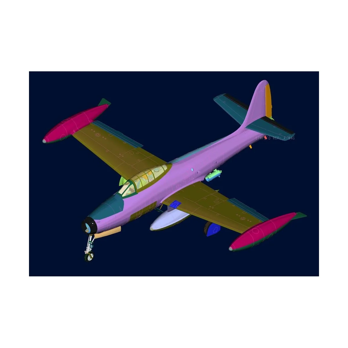 F-84G Thunderjet - Hobby Boss 83208