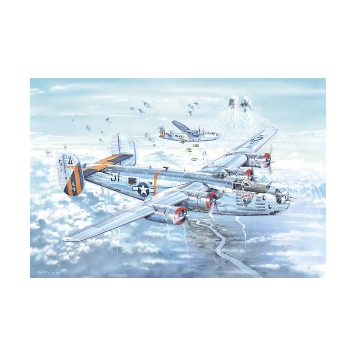 US B-24J Liberator, 1/32 - Hobby Boss 83211 US B-24J Liberator, 1/32 - Hobby Boss 83211