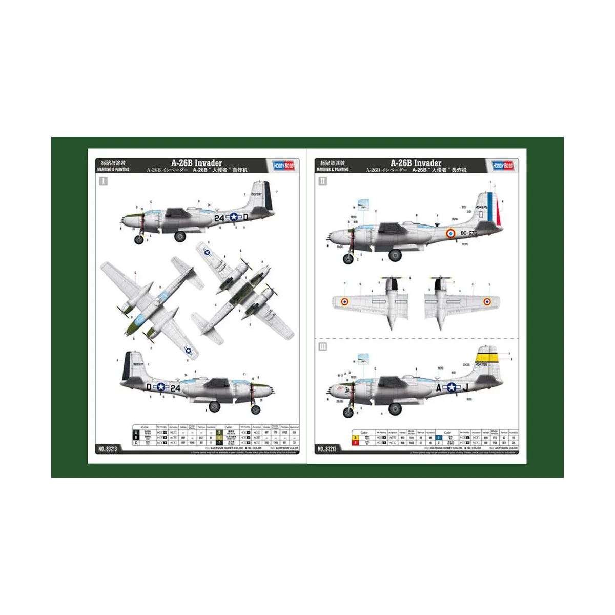 A-26B Invader, 1/32 - Hobby Boss 83213 A-26B Invader, 1/32 - Hobby Boss 83213