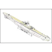 DKM Navy Type VII-A U-Boat, 1/350 - Hobby Boss 83503 DKM Navy Type VII-A U-Boat, 1/350 - Hobby Boss 83503