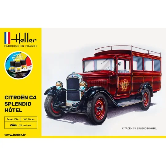STARTER KIT Citroen C4 "Splendid Hotel", 1/24 - Heller 56713