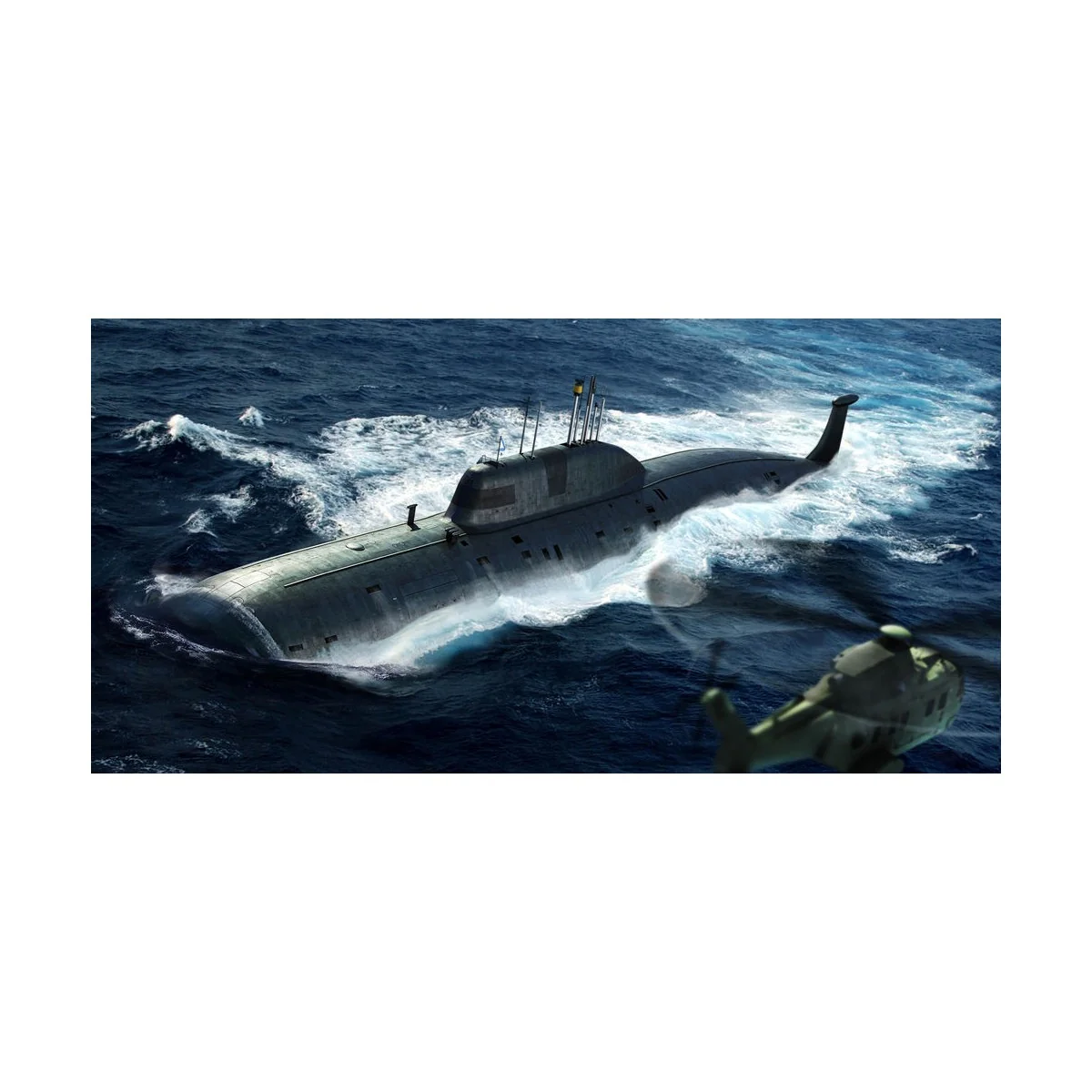 Russian Navy SSN Akula Submarine - Hobby Boss 83525