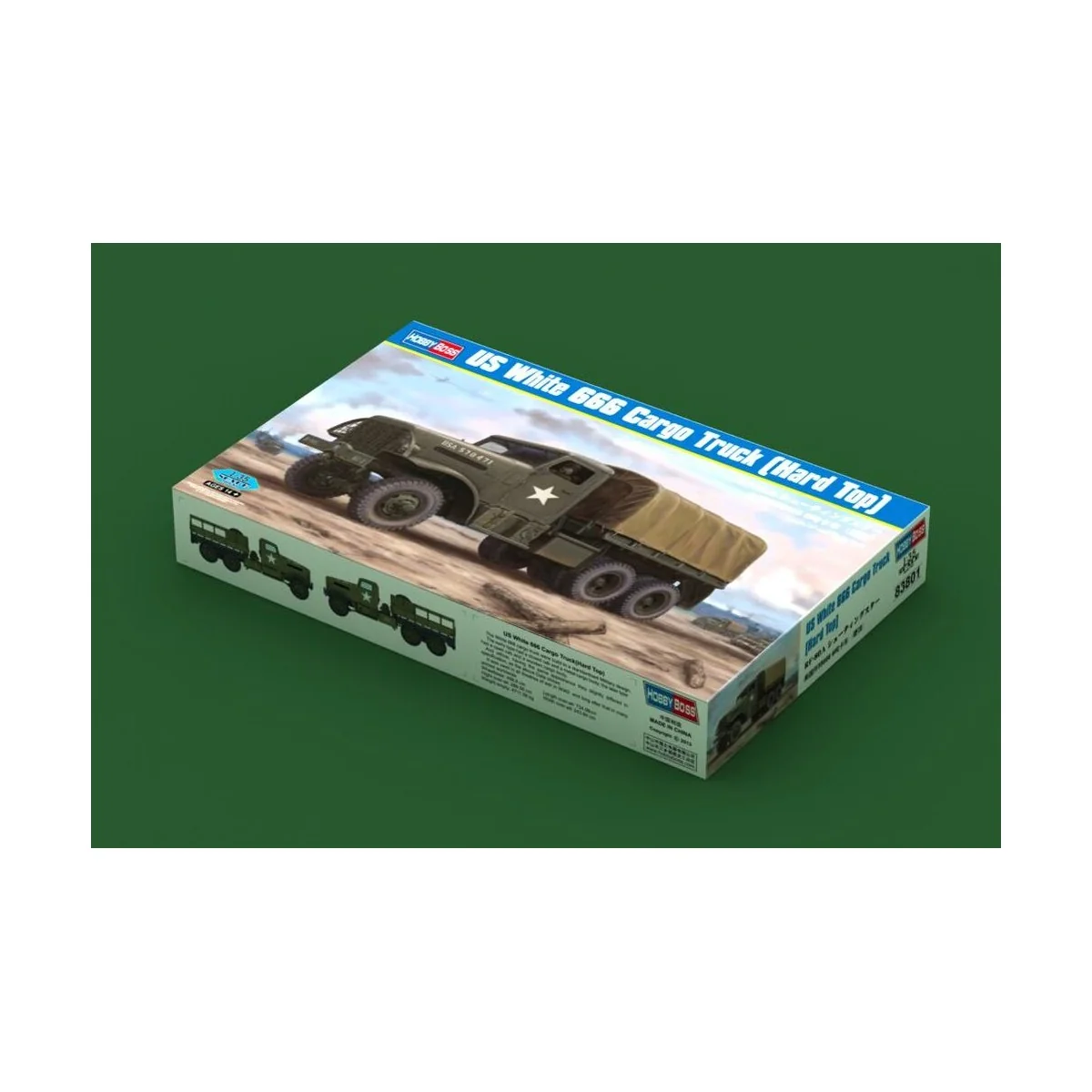US White 666 Cargo (Hard Top) - Hobby Boss 83801