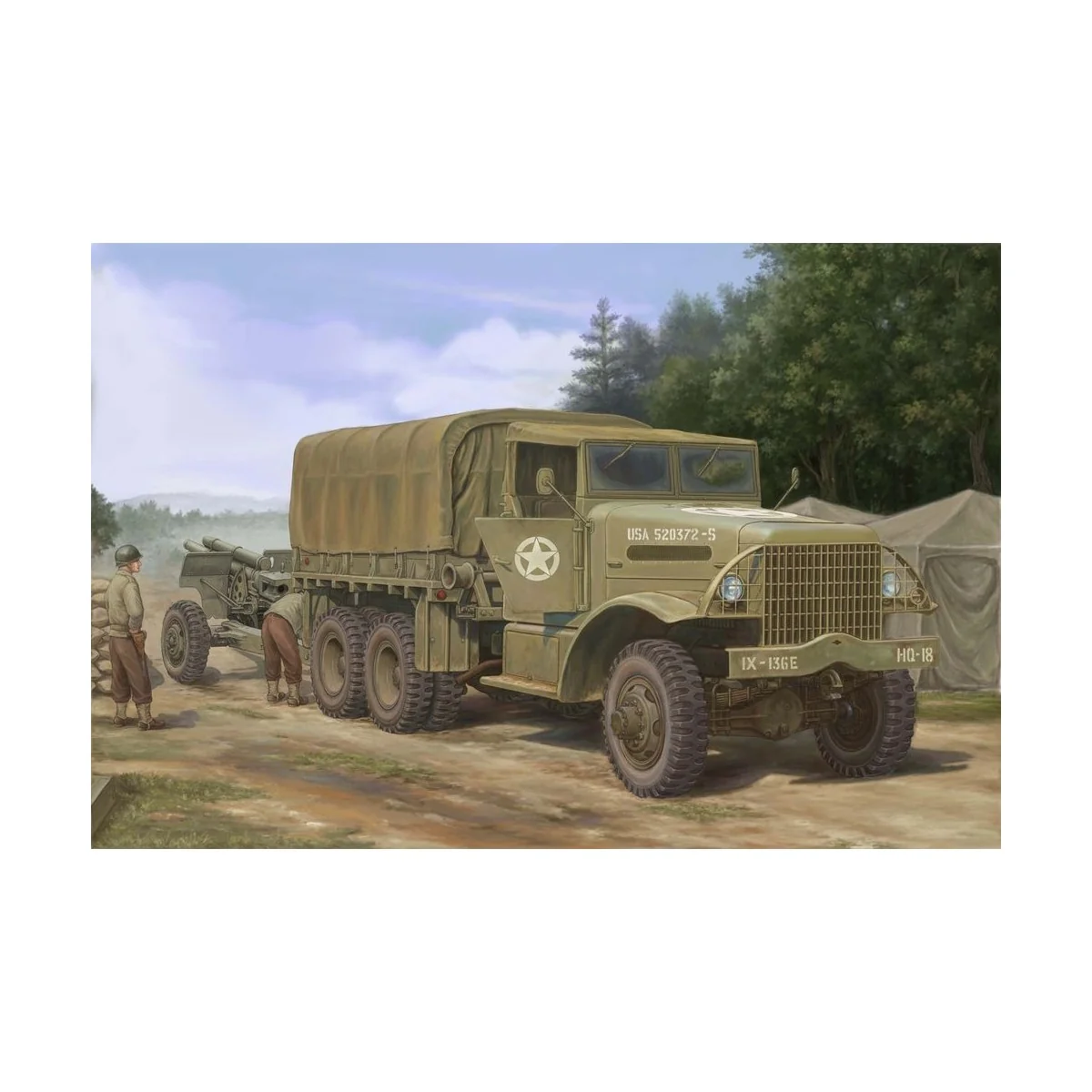 US White 666 Cargo (Soft Top) - Hobby Boss 83802