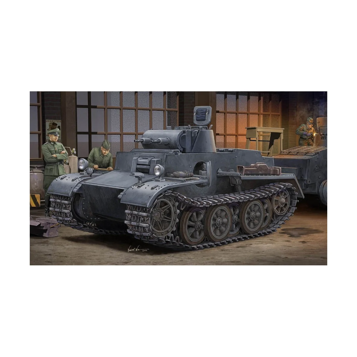 German Pfzkpfw.IAusf.F(VK1801)-Early, 1/35 - Hobby Boss 83804 German Pfzkpfw.IAusf.F(VK1801)-Early, 1/35 - Hobby Boss 83804