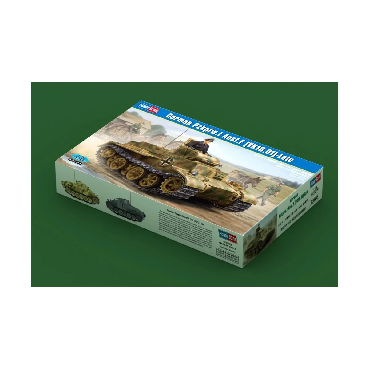 German Pzkpfw.I Ausf.F (VK1801)-Late - Hobby Boss 83805