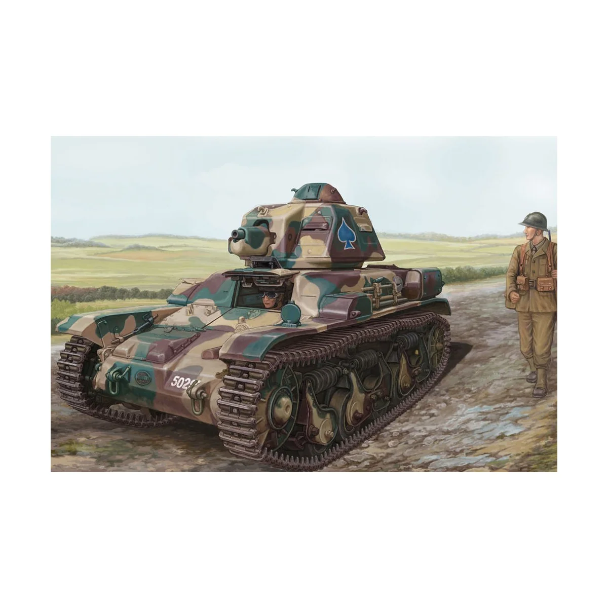 French R35 Light Infantry Tank, 1/35 - Hobby Boss 83806 French R35 Light Infantry Tank, 1/35 - Hobby Boss 83806